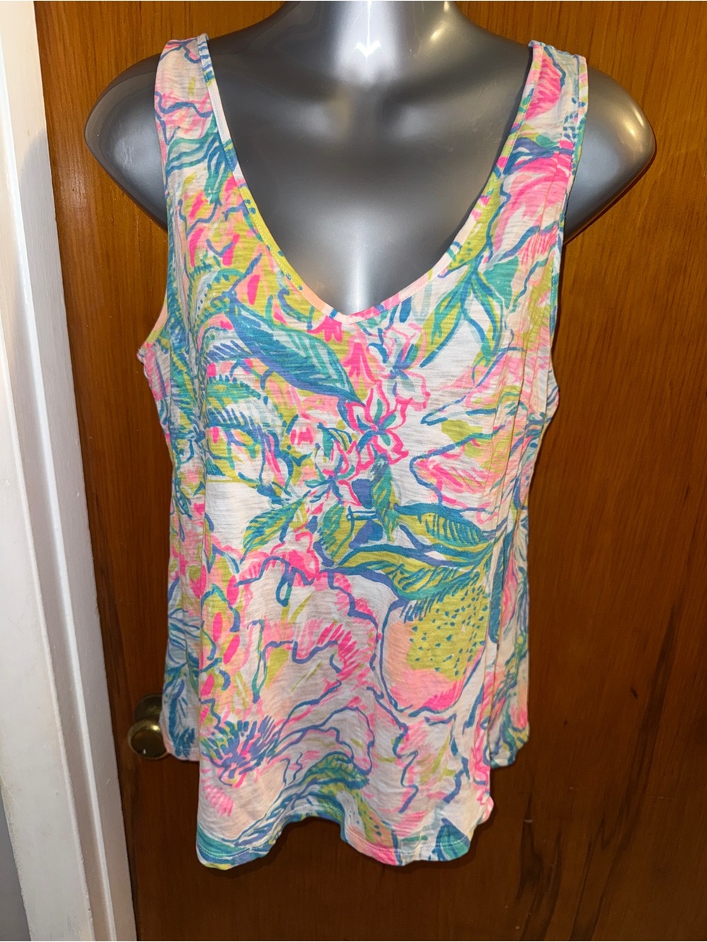 Lilly Pulitzer Gigi Tank Top in Fiesta Bamba